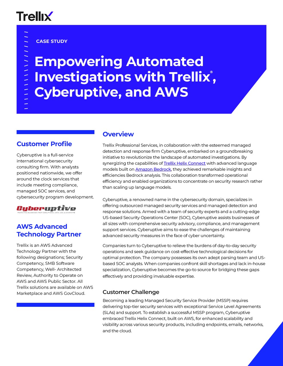 Trellix XDR: Accelerating Threat Detection to Response with Generative AI Powered by Amazon Bedrock Thumbnail