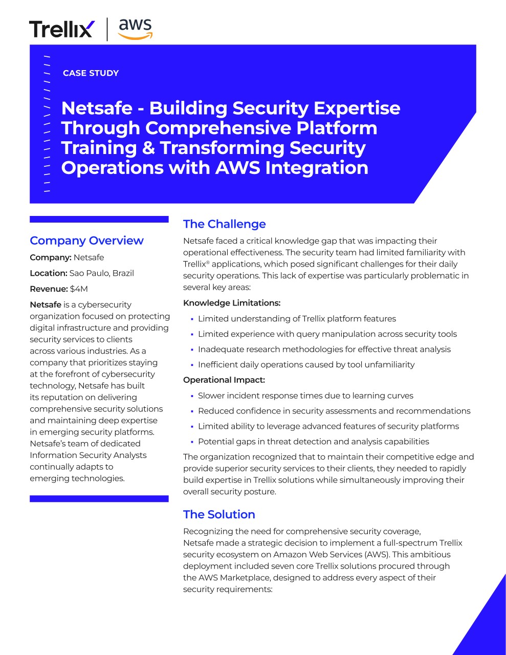Netsafe - Building Security Expertise & Transforming Security Operations with AWS Integration Thumbnail