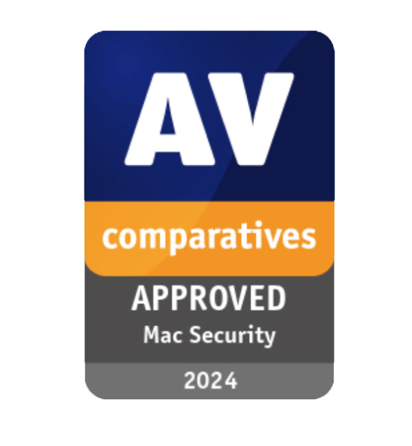 AV Comparatives 2024 Mac Security Test Badge