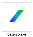 Once GetSusp File is downloaded, launch the GetSusp.exe.