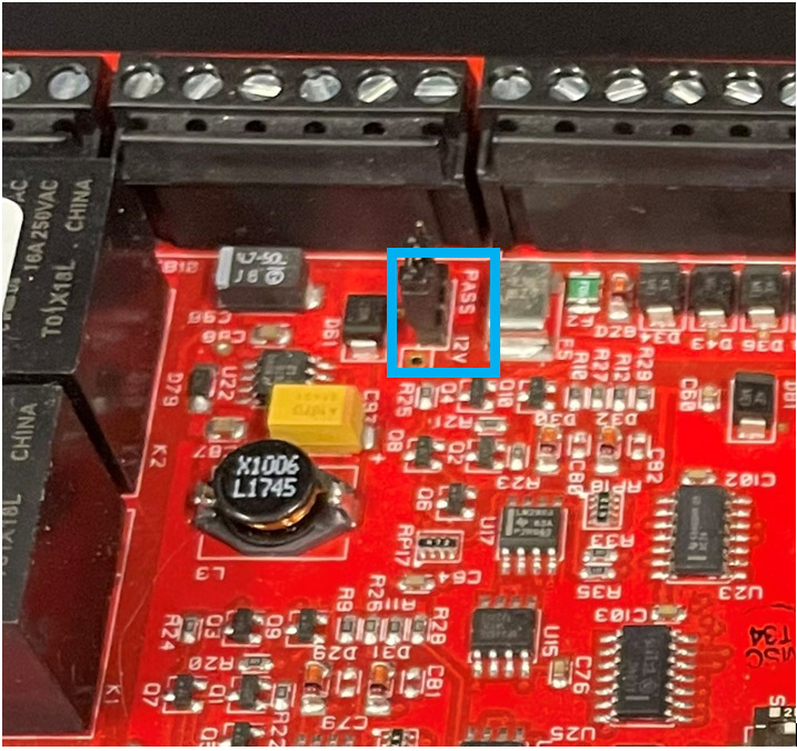 Figure 9. Voltage Passed to Board (12V)